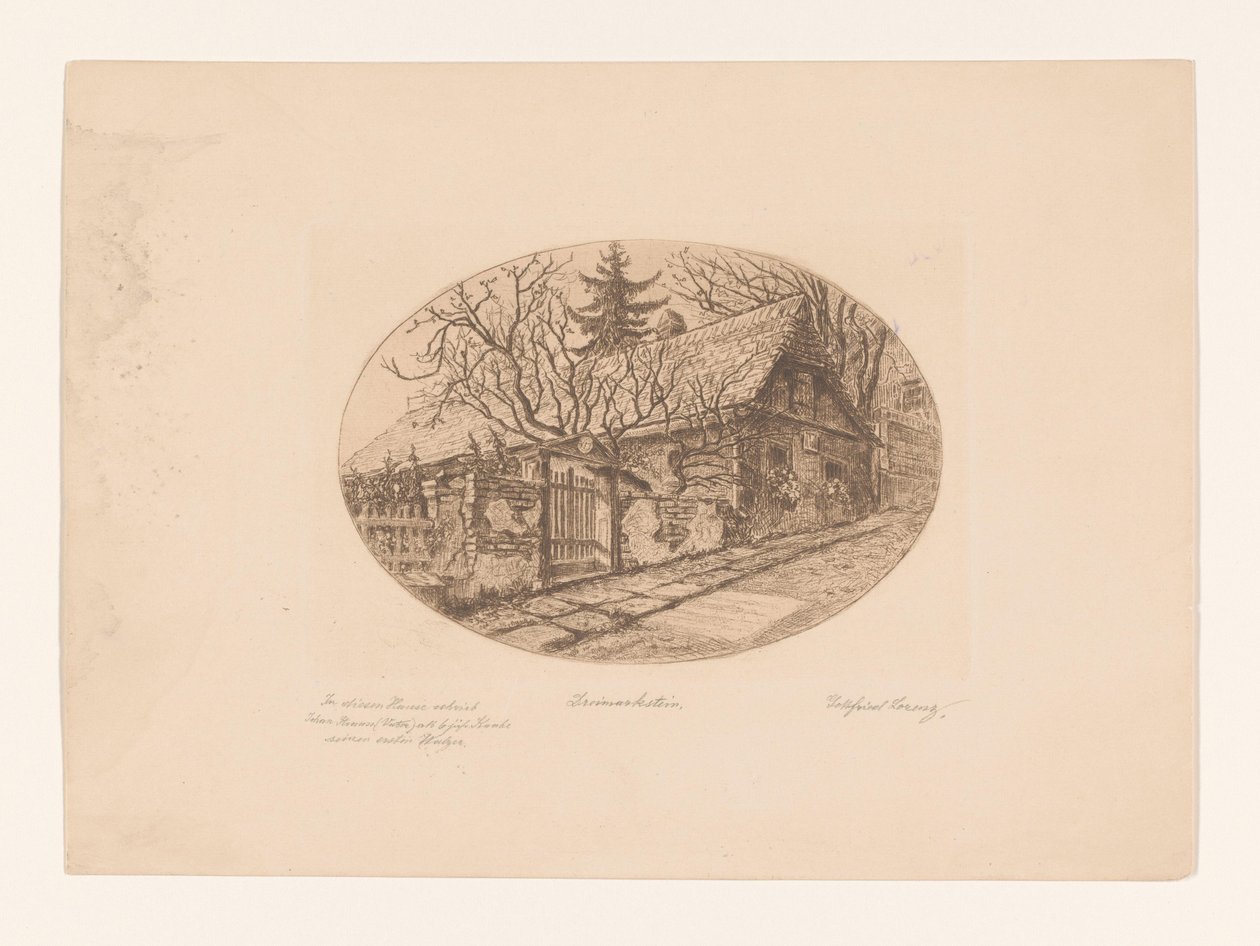 Dreimarkstein (original titel på objekt) af Gottfried Lorenz (signed by artist)