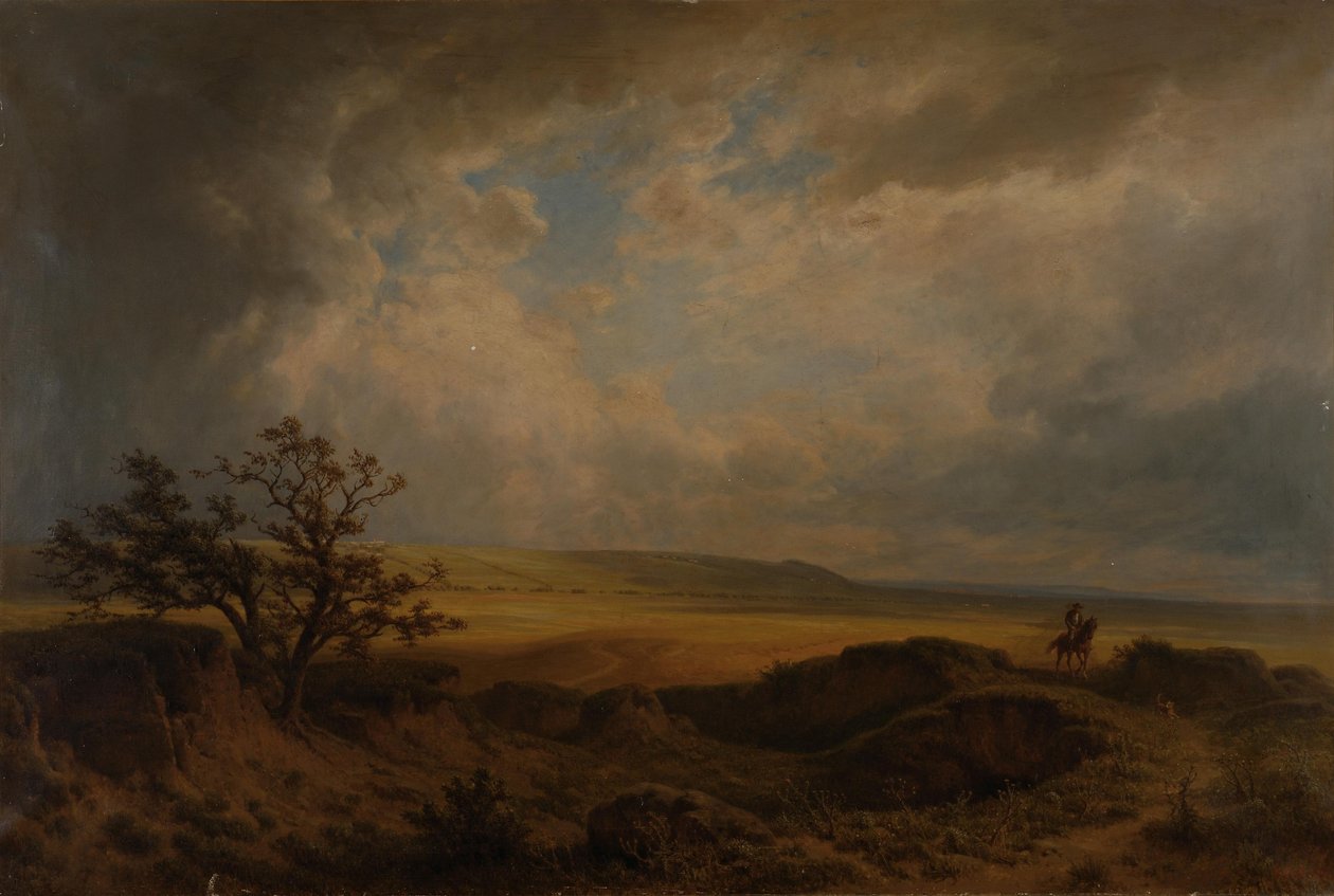 Slagmark nær Kolín af Gottfried Seelos
