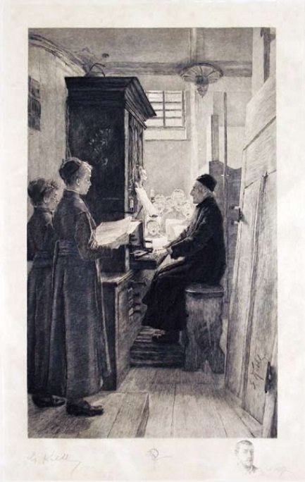 Kirkekor af Gotthardt Johann Kuehl