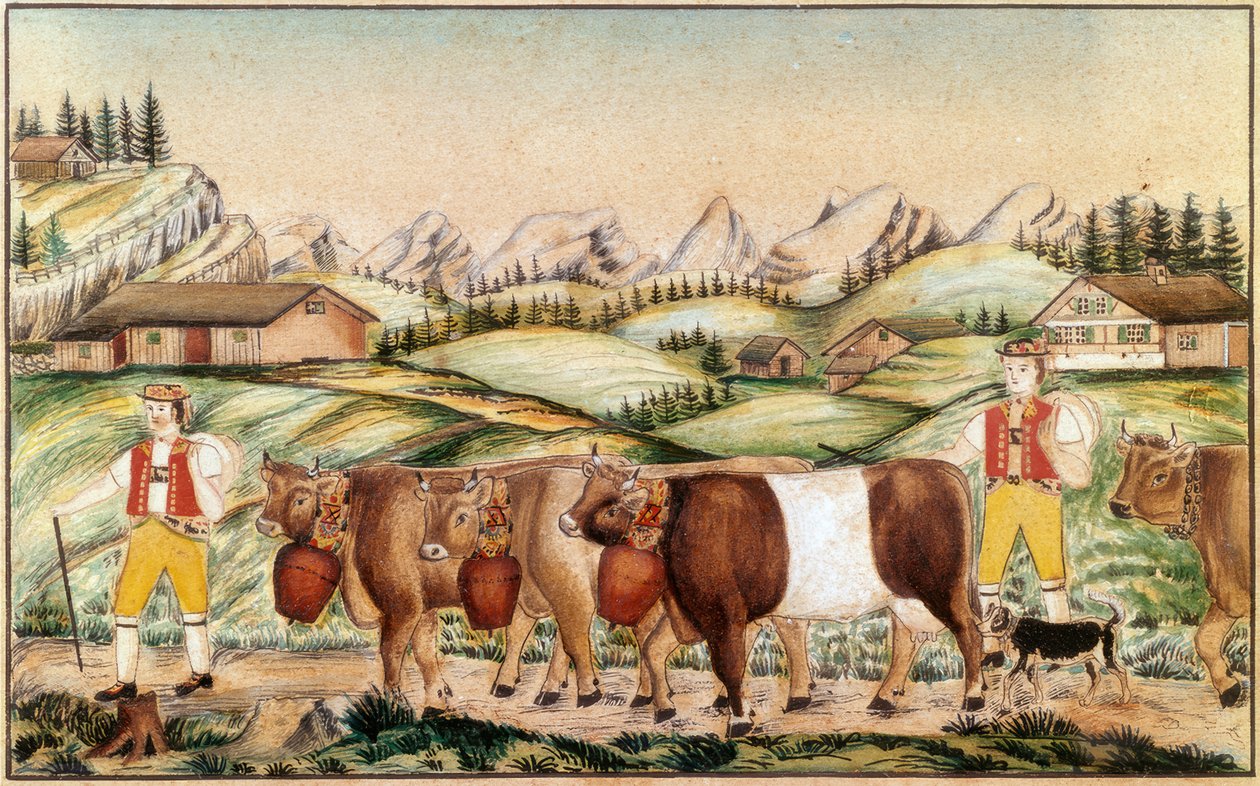Alpfahrt af Gottlieb Feurer