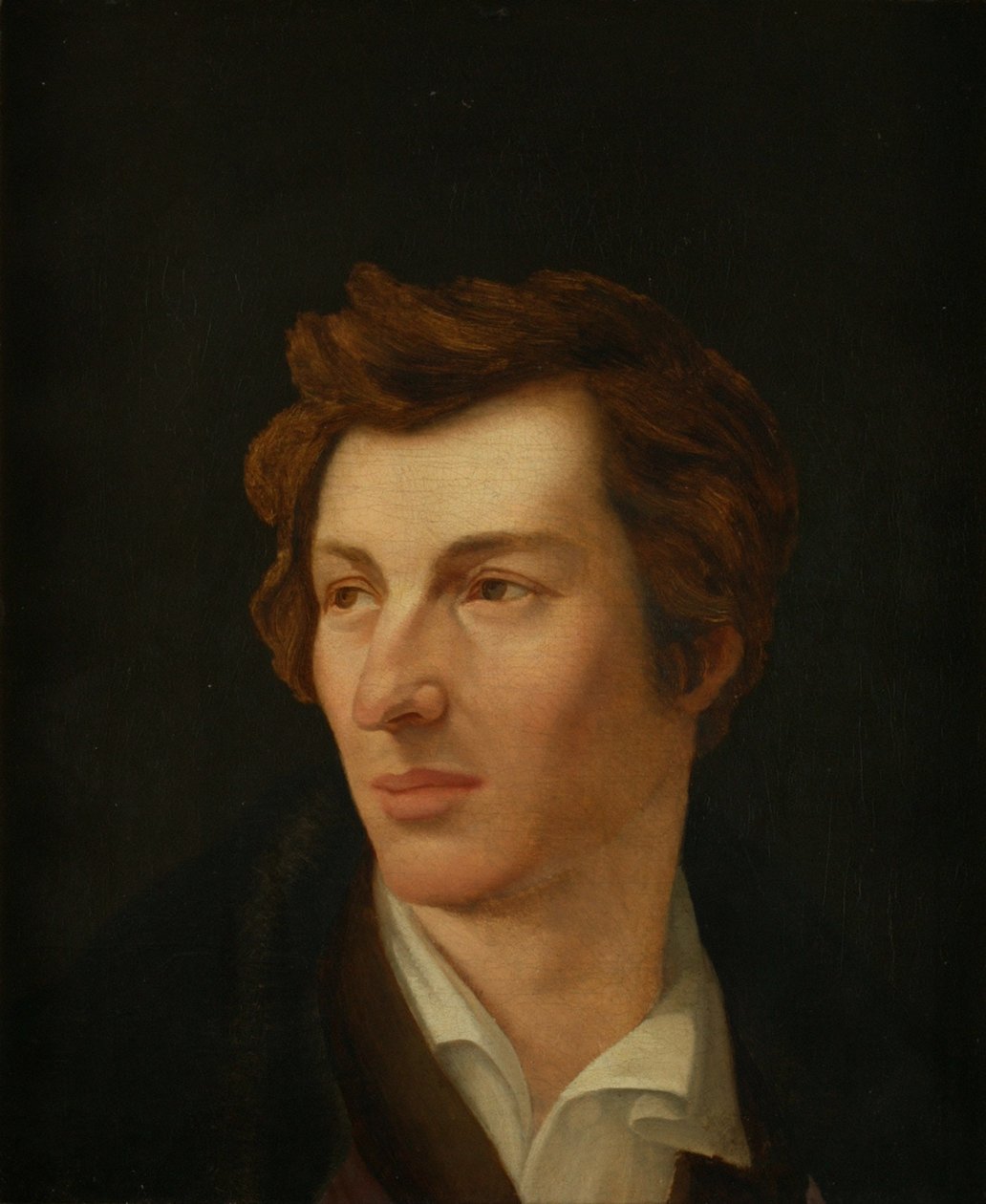 Portræt af digteren Heinrich Heine 1797-1856, 1828 af Gottlieb Gassen