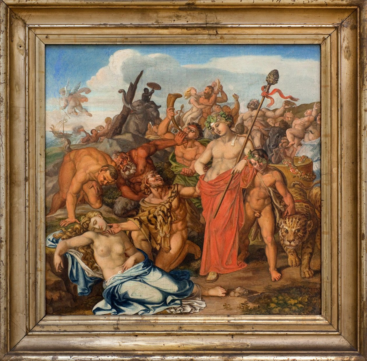 Bacchus og Ariane. Maleri af Gottlieb Schick (1776-1812), Olie på lærred af Gottlieb Schick