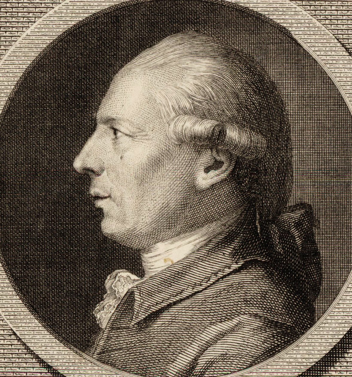Portræt af François-André Danican Philidor 1726-1795, 1780. af Gottlob August Liebe