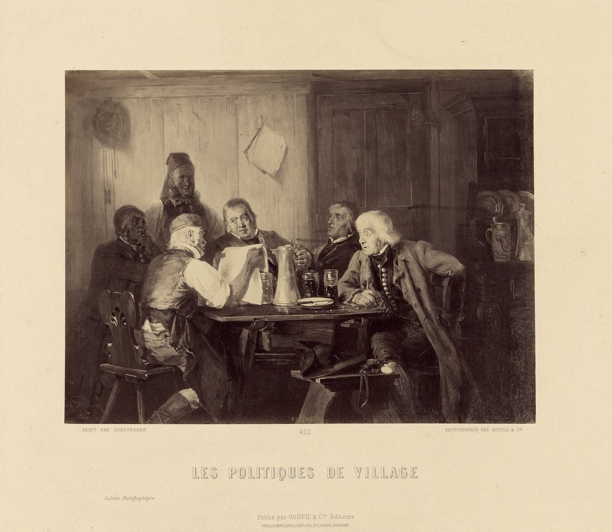"Landsbypolitik" af Scholesser af Goupil and Cie.