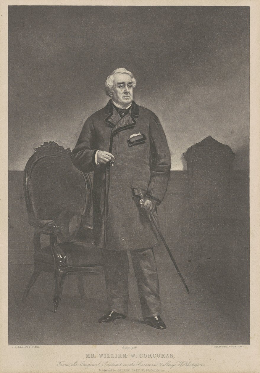 Mr. William W. Corcoran af Goupil and Company, after Charles Loring Elliott