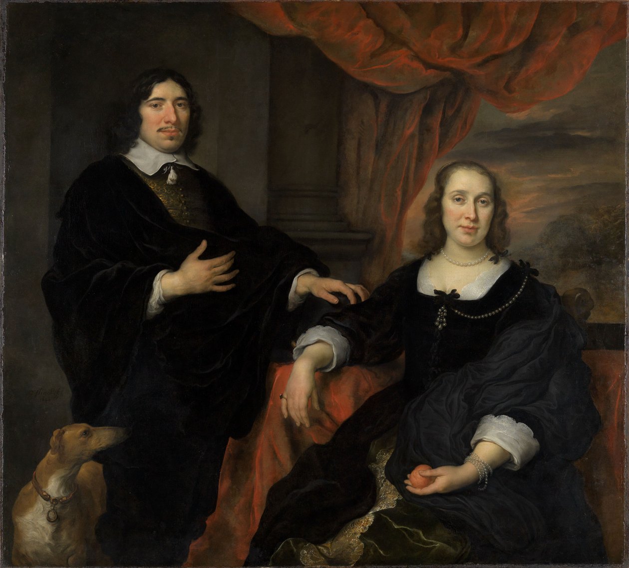 Portræt af et ægtepar af Govaert Flinck