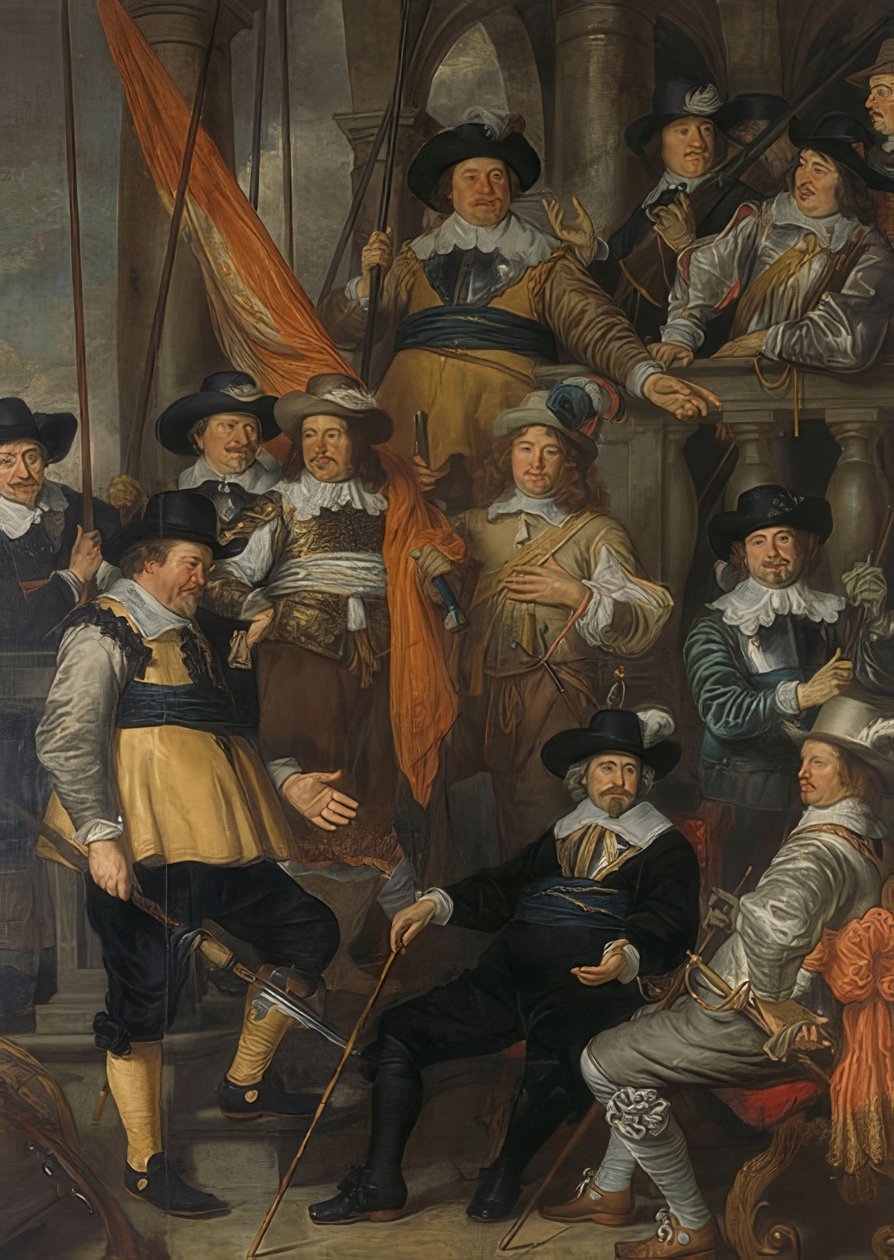 Selskabet af kaptajn Albert Bas og løjtnant Lucas Conijn. 1645 af Govaert Flinck