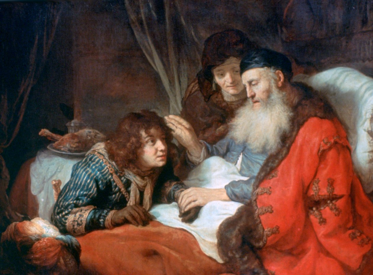 Isaac Blessing Jacob, 1638 af Govaert Flinck