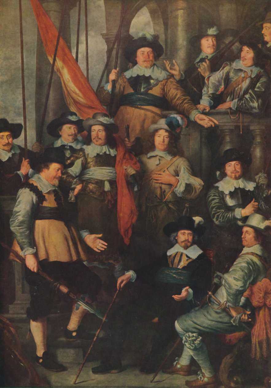 Company of the Civic Guard of Amsterdam...i 1645, 1914. af Govaert Flinck