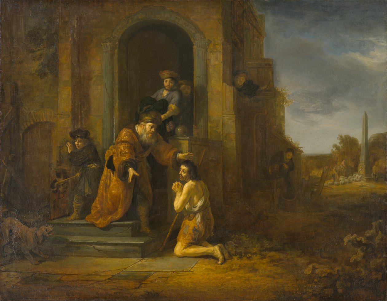 Den fortabte søns tilbagevenden, ca. 1640-1642 af Govaert Flinck