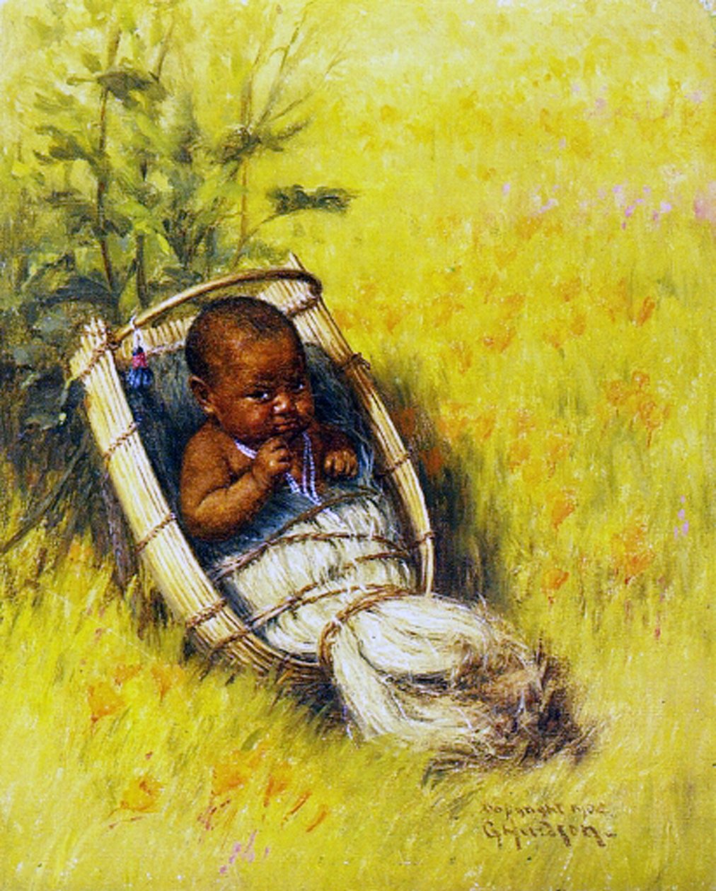 Kawasi Indian Baby, 1904 af Grace Carpenter Hudson