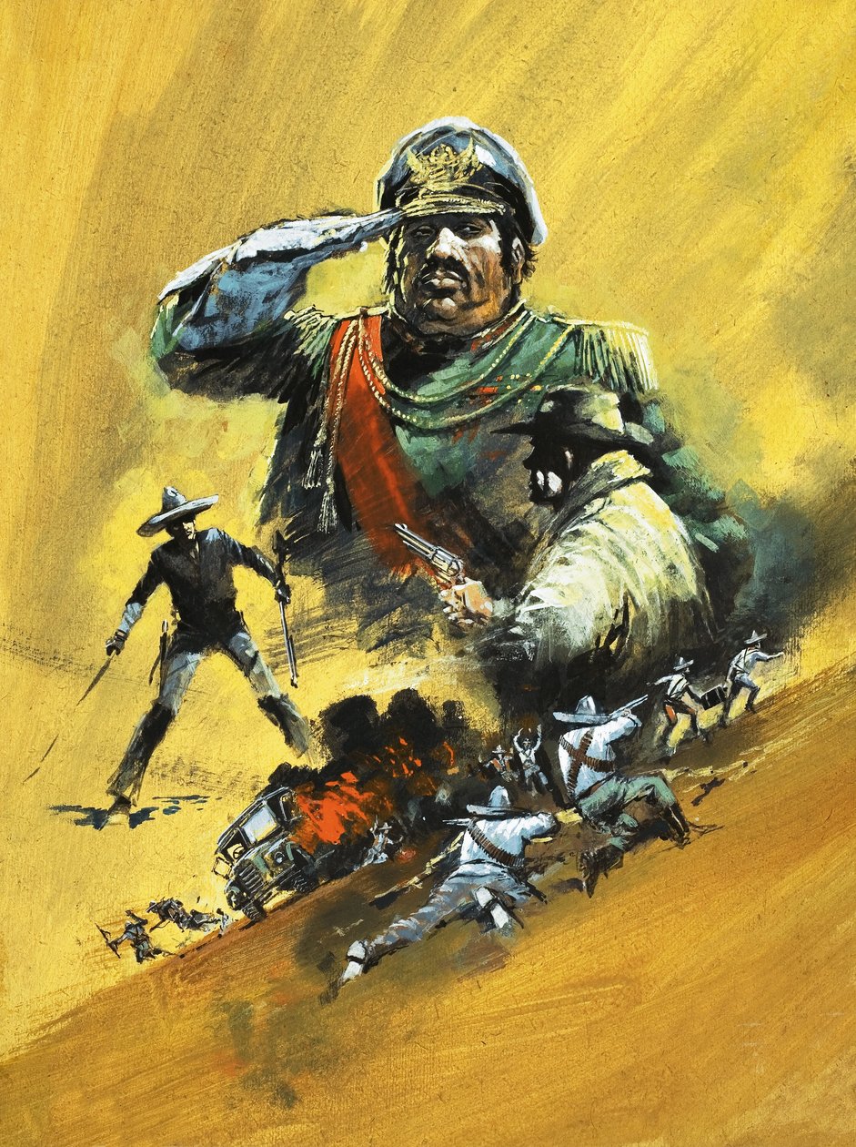 Uidentificeret mexicansk officer af Graham Coton