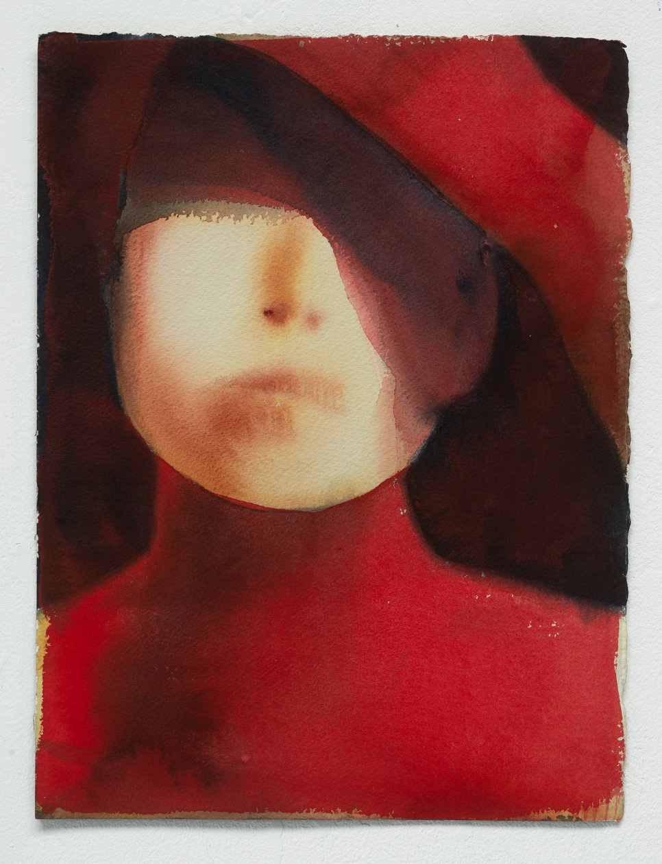 Red Light, 2025 (akvarel på Arches) af Graham Dean