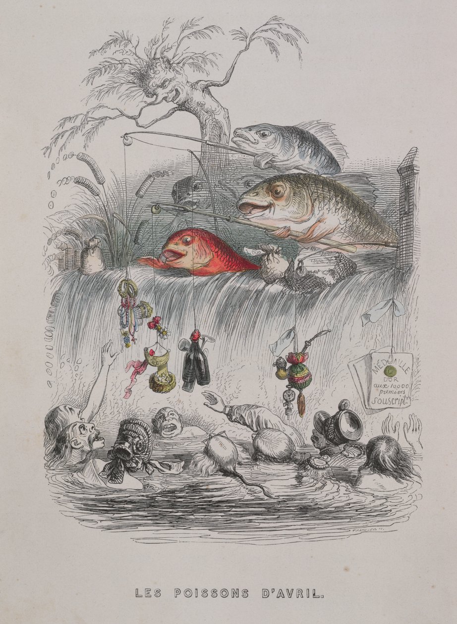 Aprilsnar illustration, fra 
