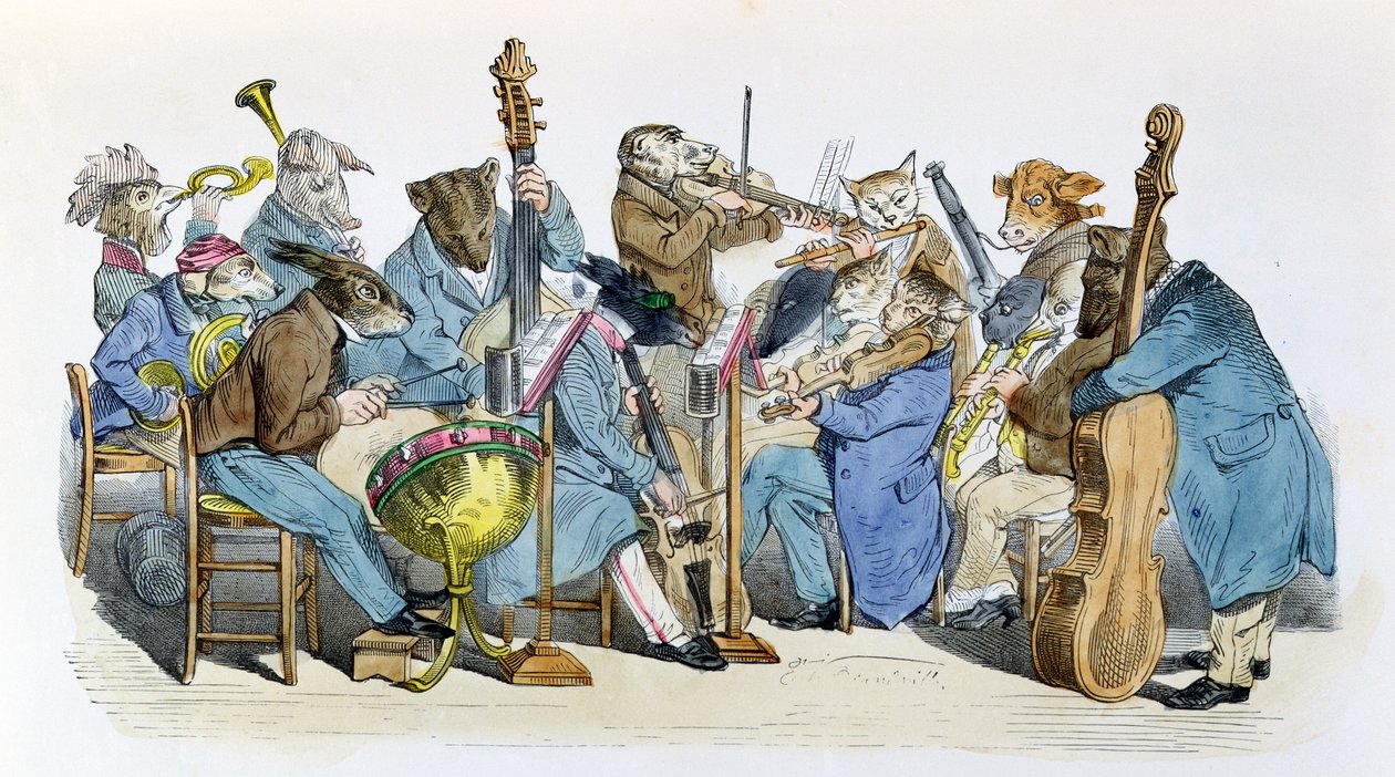 The New Musical Language, karikatur fra 