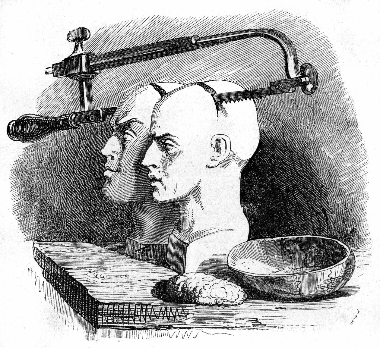 Illustration til "Gullivers rejser" skrevet af Jonathan Swift af Grandville (1803 47)