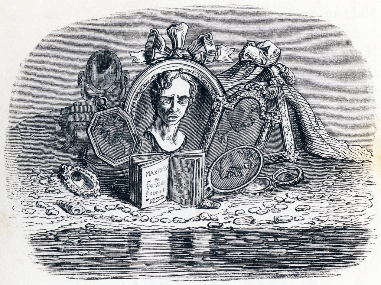 (Manden og hans ansigt) af Grandville