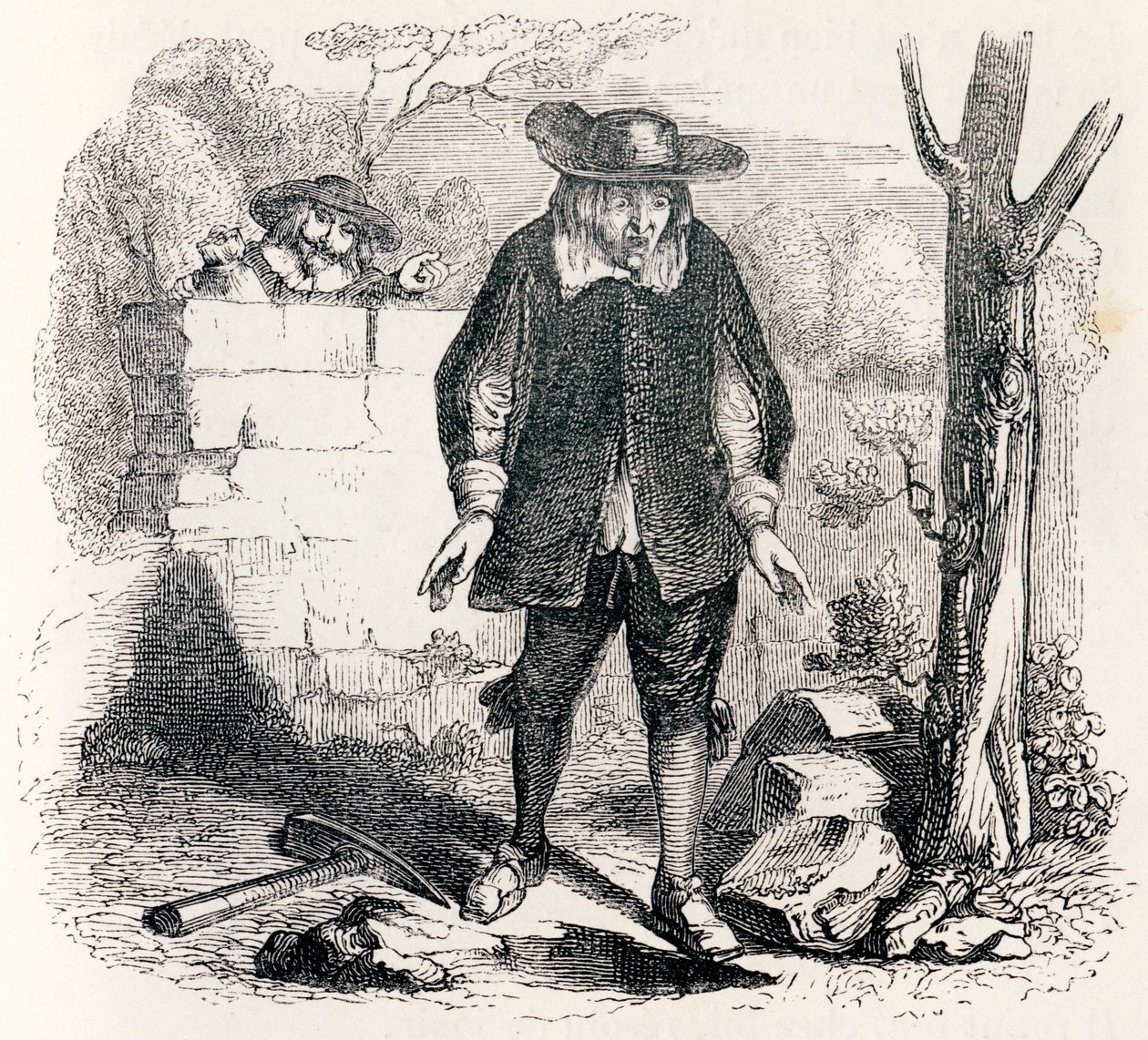 Brænderen og hans compere - Fabler af La Fontaine af Grandville