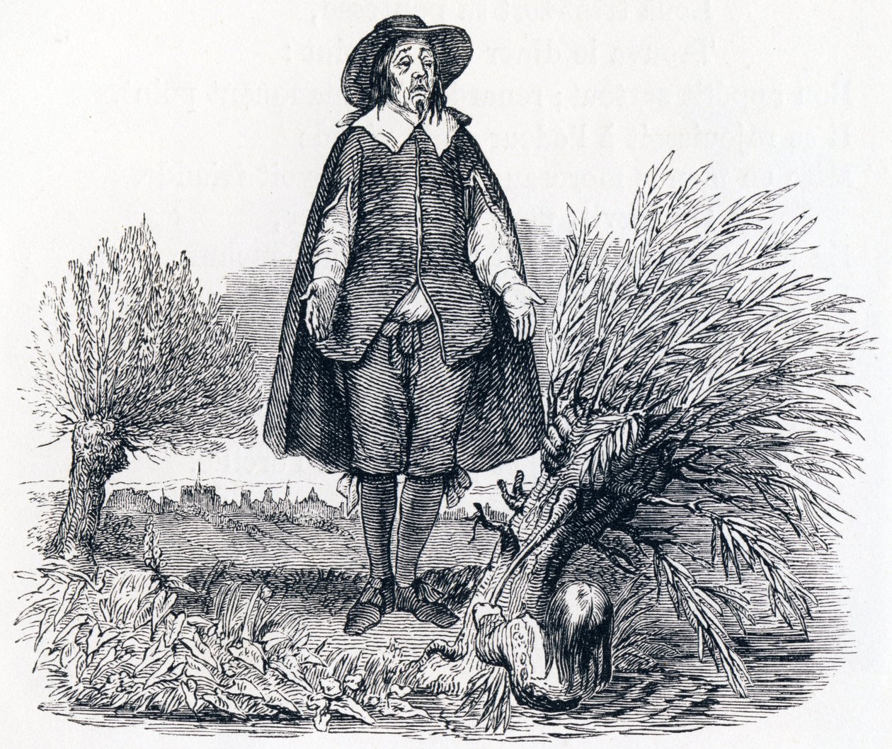 Barnet og læreren - Fabler af La Fontaine af Grandville
