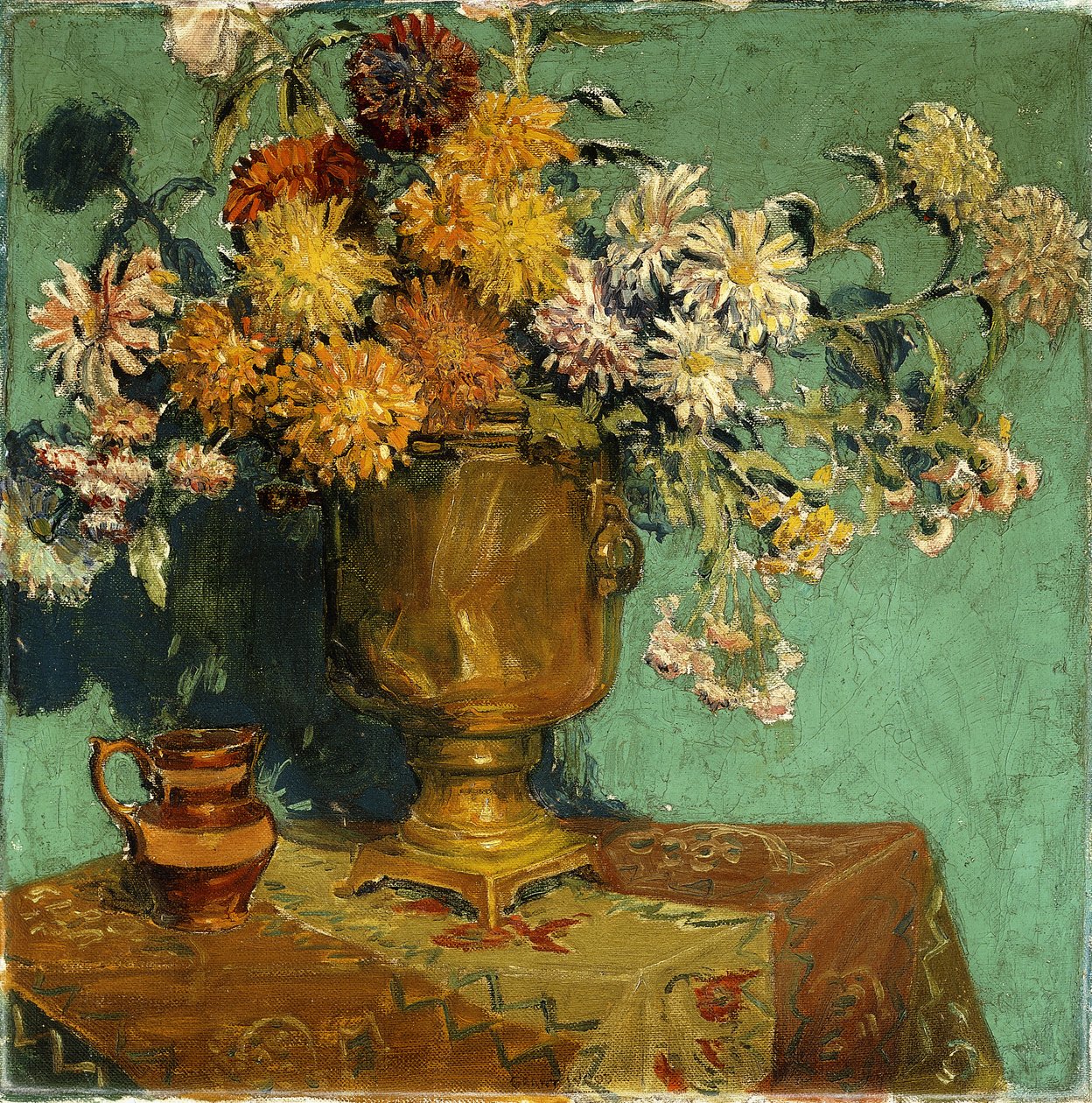Blomster til Alice, 1928 af Grant Wood