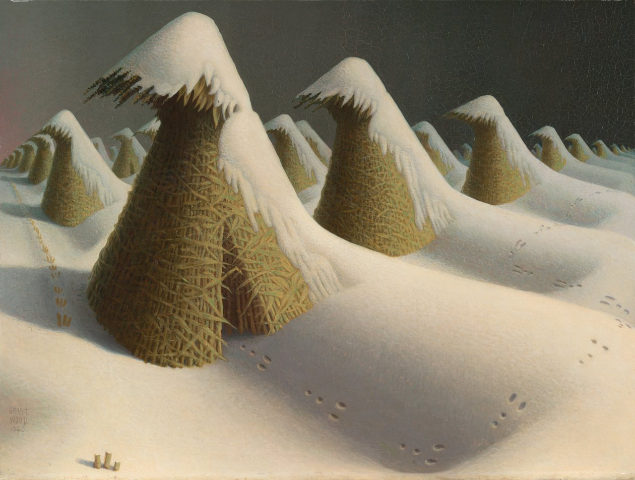 januar, 1940-41 af Grant Wood