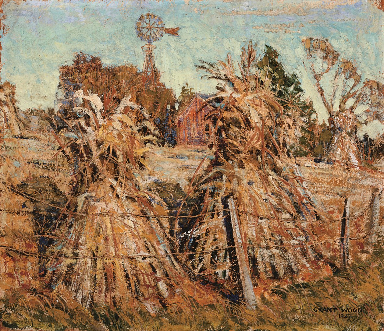 Kornmarken af Grant Wood
