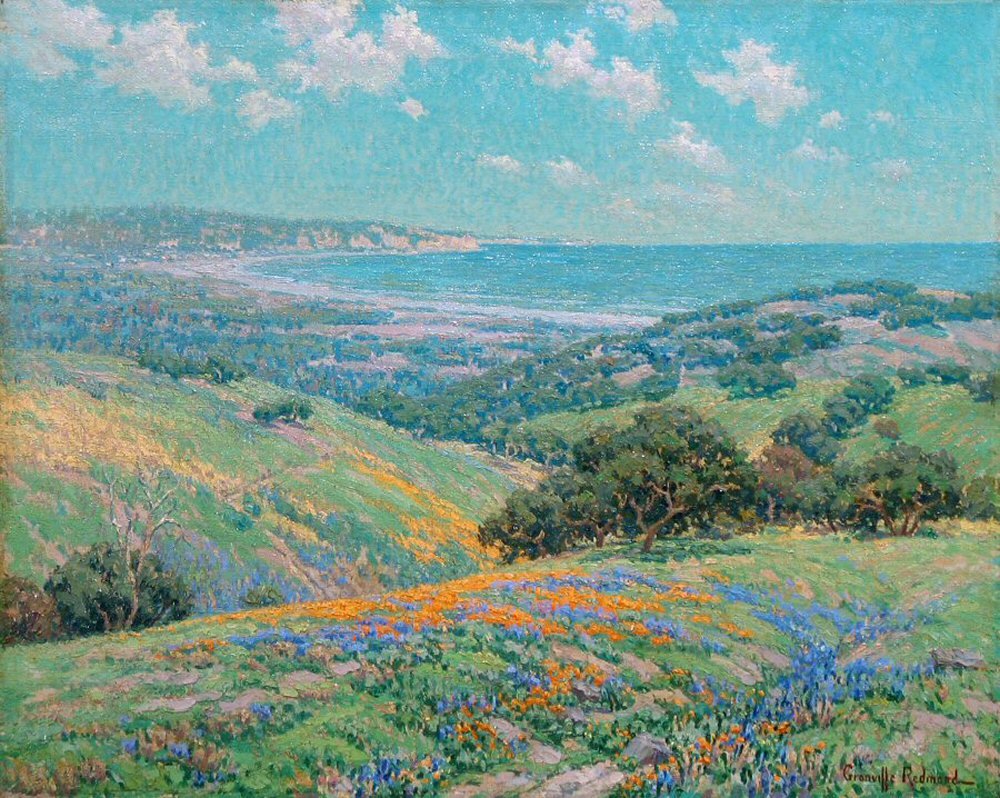 Malibu -kysten, forår af Granville Redmond