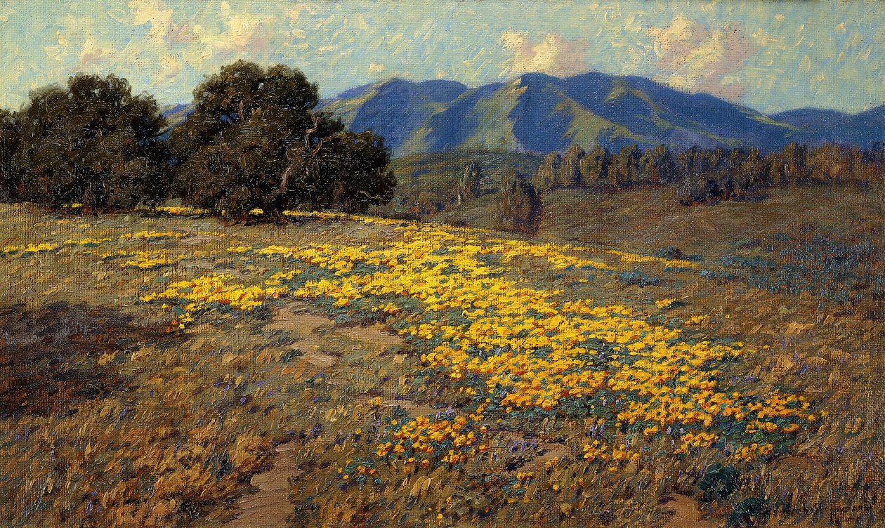 Californiens valmuer af Granville Redmond