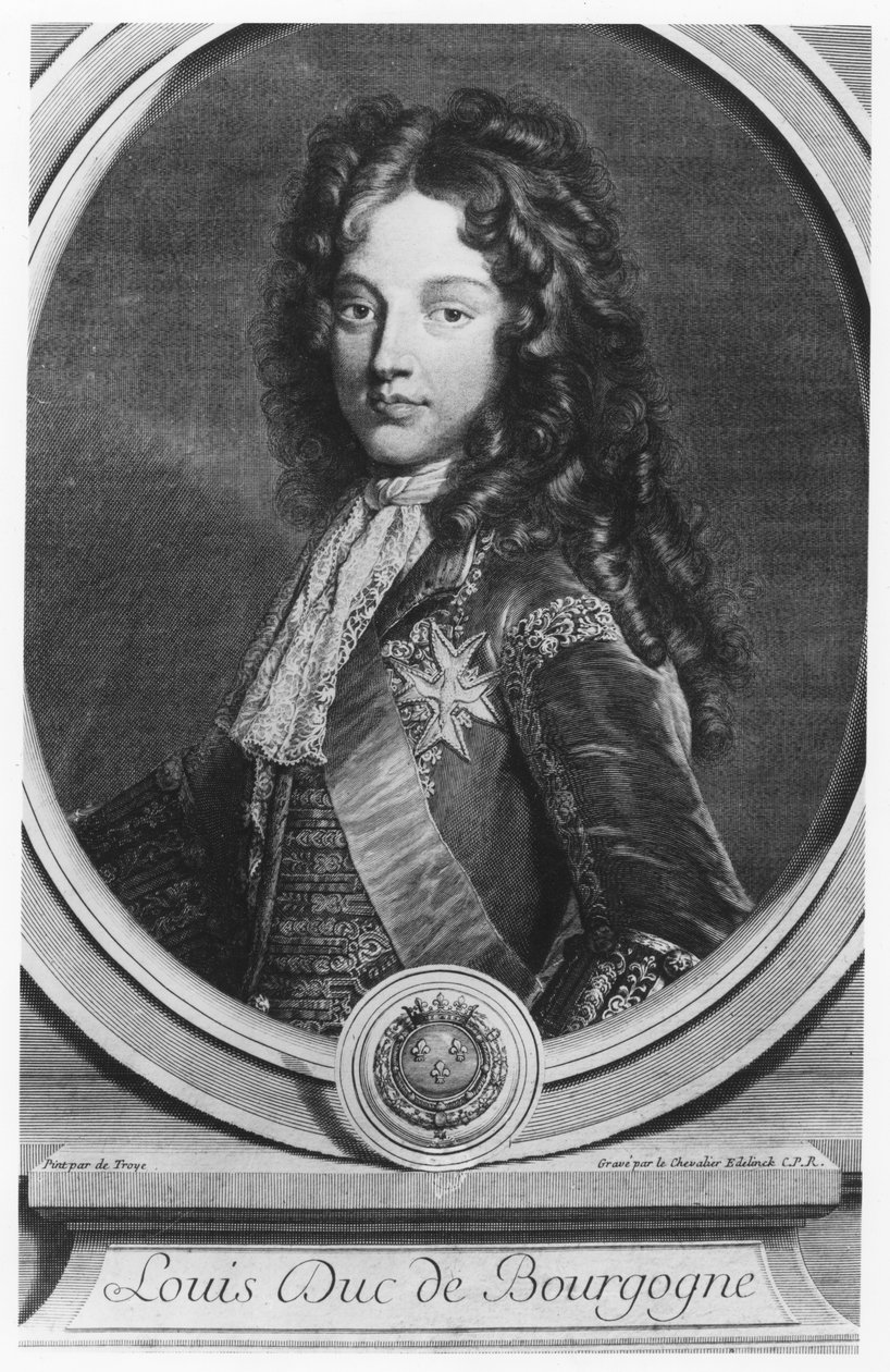 Louis, hertug af Bourgogne af Gérard Edelinck