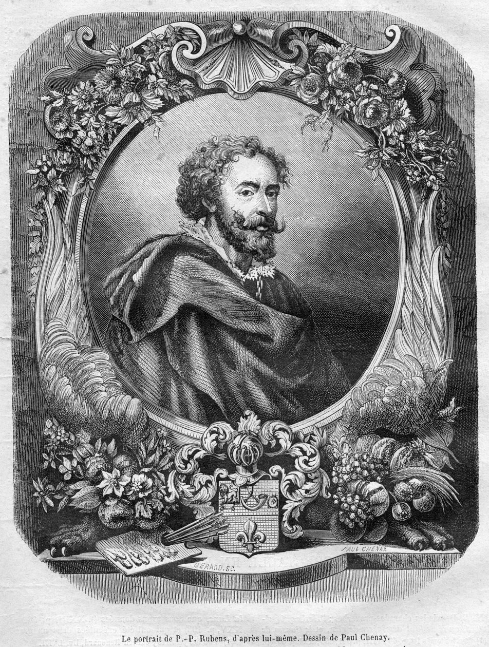 graveret portræt af Gérard Rubens