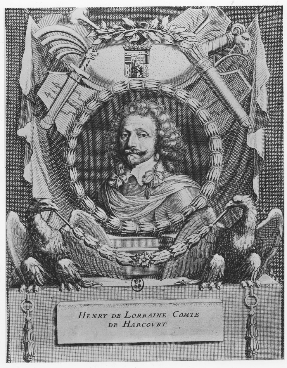Henri de Lorraine, greve af Harcourt af Gérard Edelinck