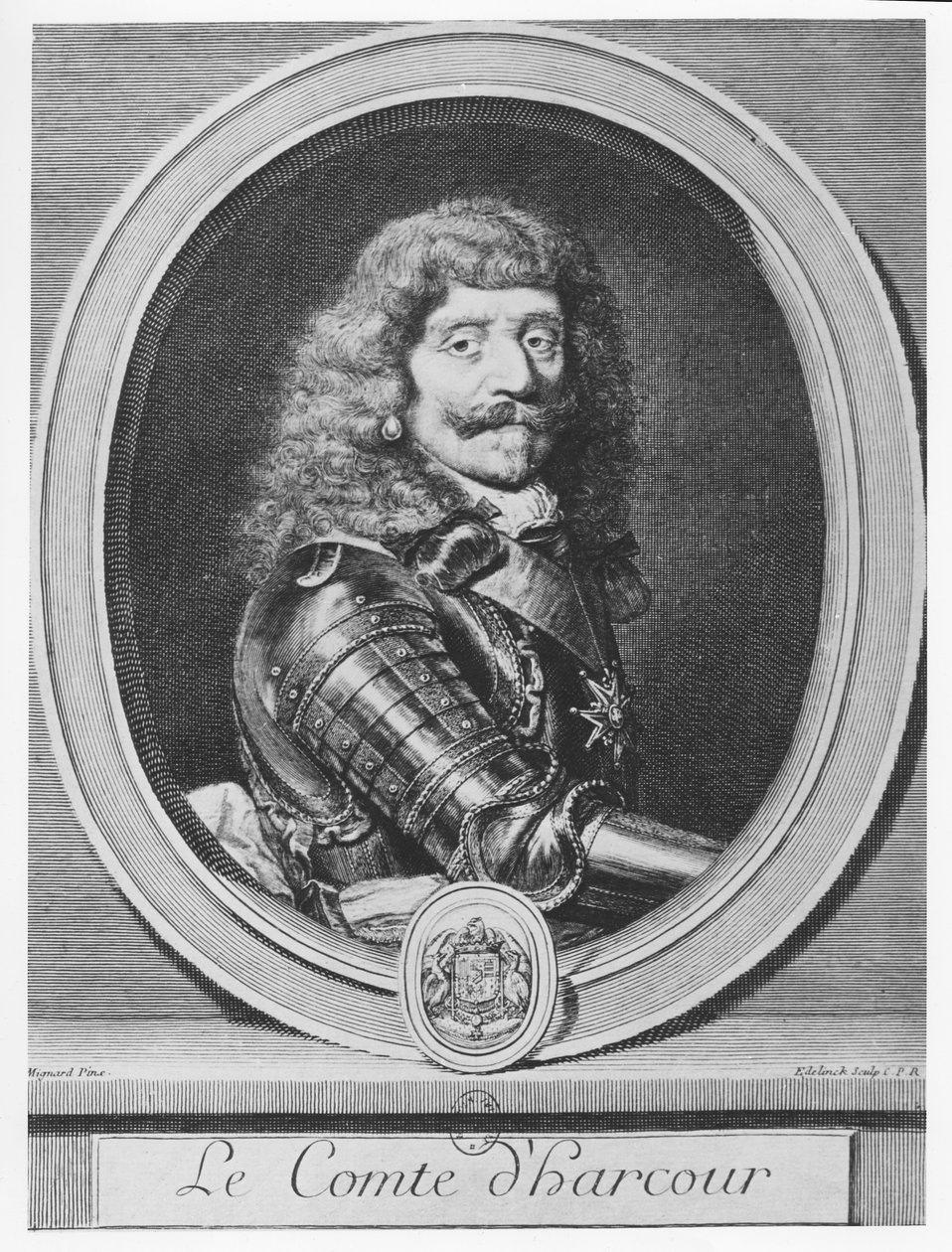 Henri de Lorraine, greve af Harcourt af Gérard Edelinck