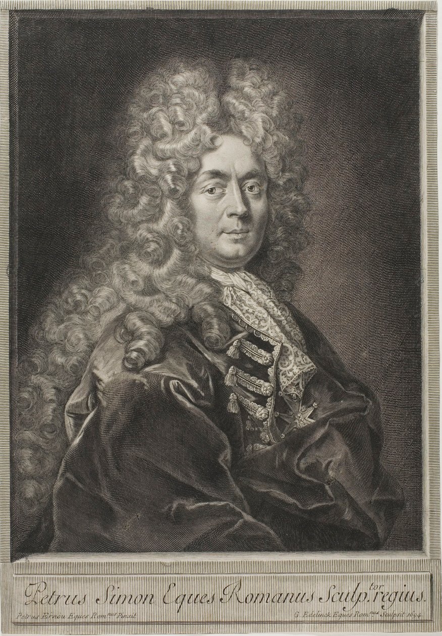 Pierre Simon, gravør af Gérard Edelinck