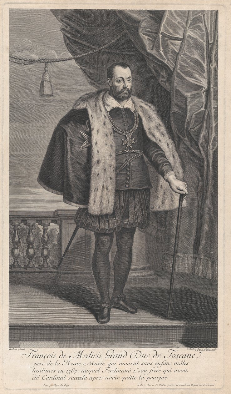 Portræt af Francesco I de