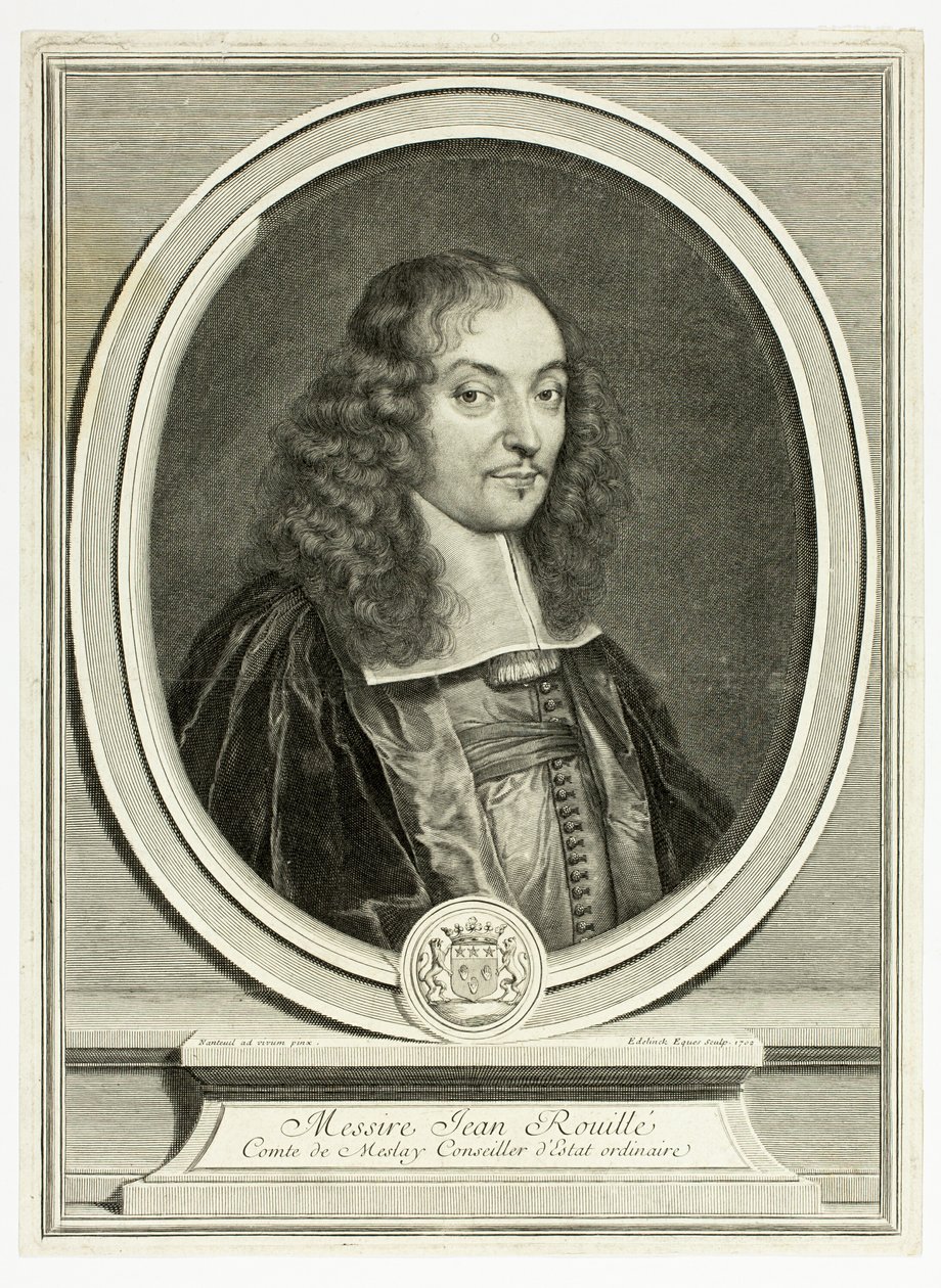 Sir Jean Rouille, greve af Meslay af Gérard Edelinck