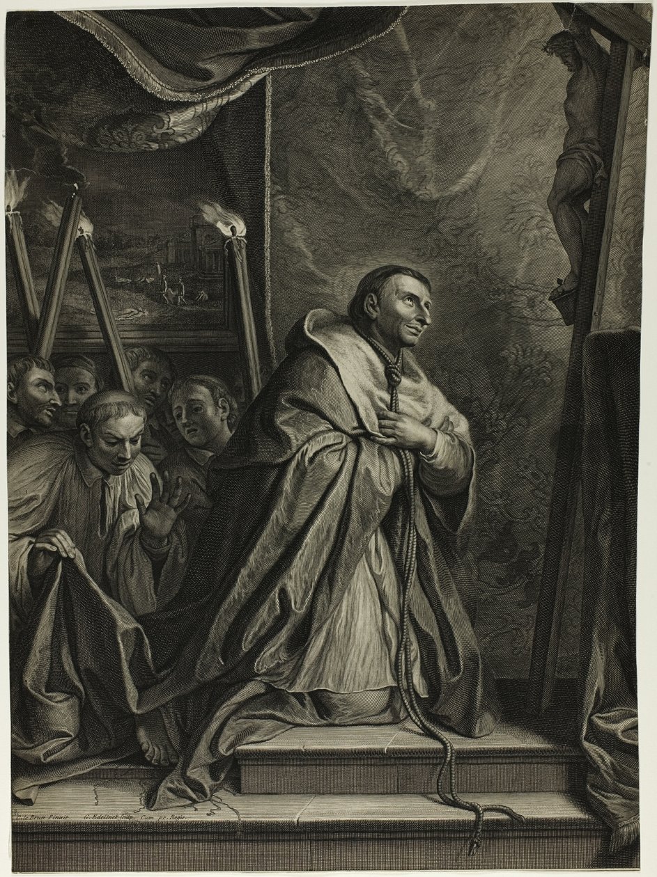 Charles Borromeo af Gérard Edelinck