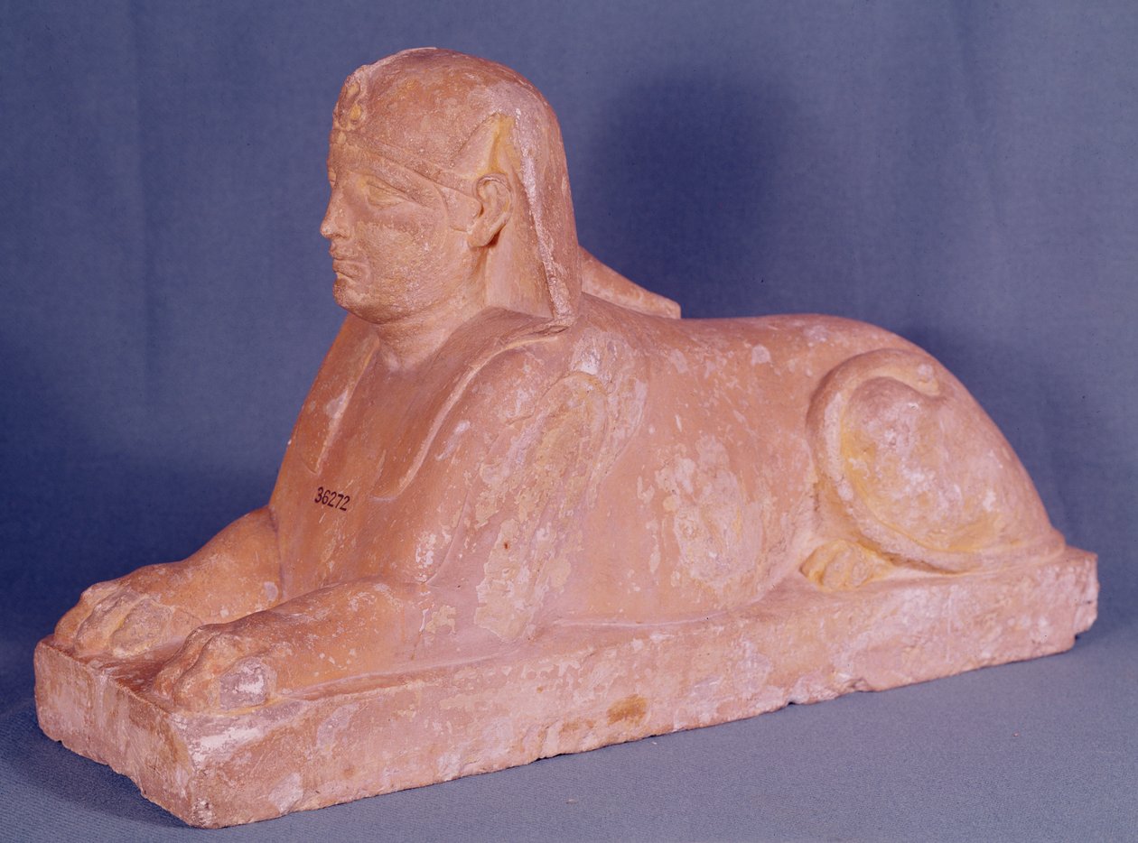 Sphinx (kalksten) af Greco Roman