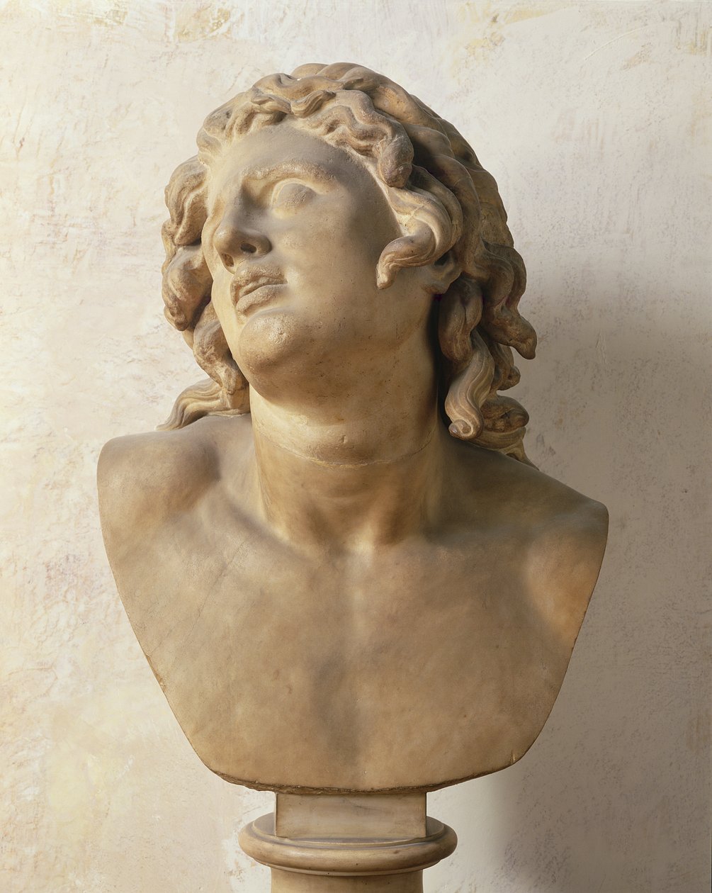 Buste af Alexander III (356-323 f.Kr.) den Store af Greek