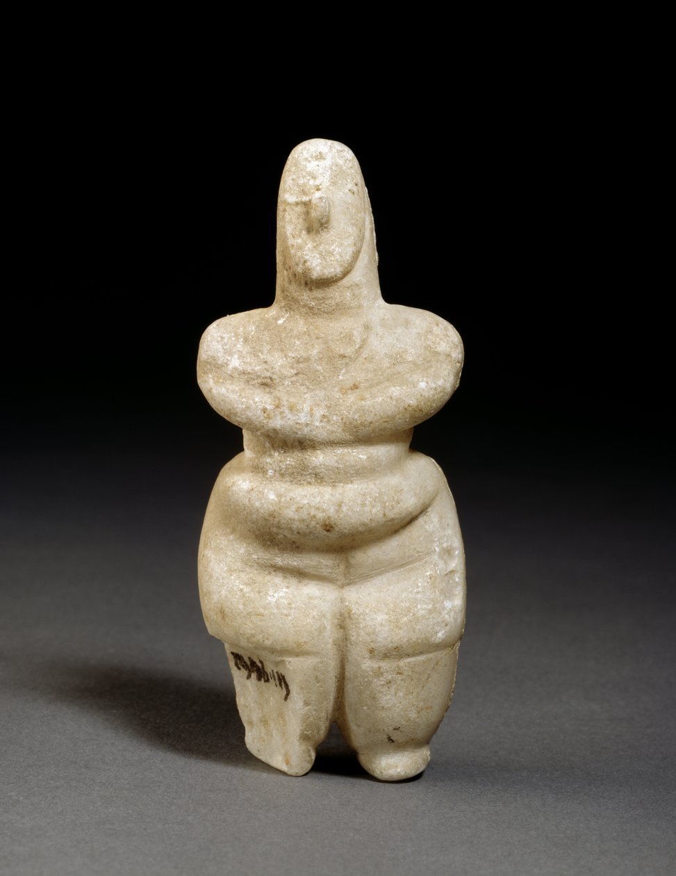 Kykladisk figur, Naxos, ca.3000-2000 f.Kr. (marmor) af Greek
