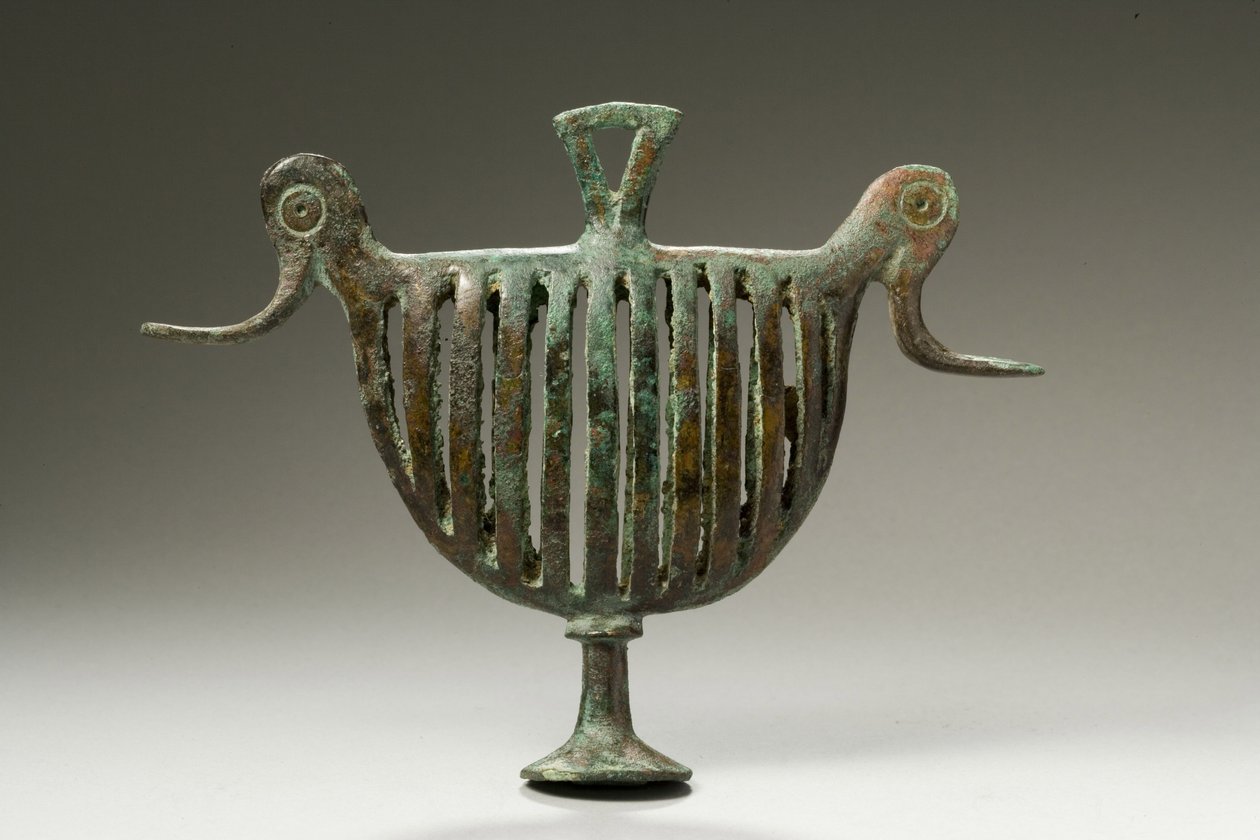 Finale, geometrisk periode, ca. 8.-7. århundrede f.Kr. (bronze) af Greek