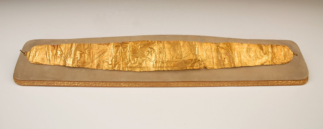 Begravelsesdiadem, 330-323 f.Kr. (guld) af Greek
