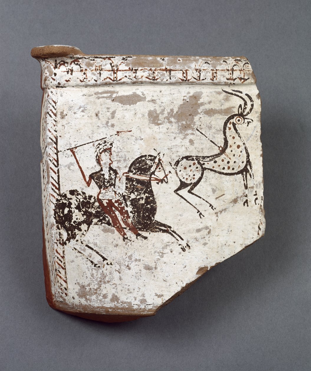 Begravelsesurne, 500-301 f.Kr. (ler) af Greek