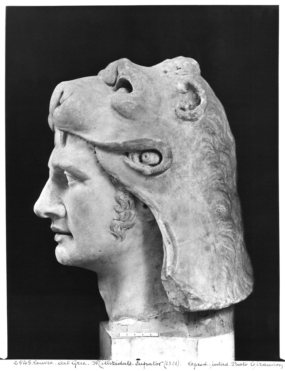 Mithradates 6. (132-63 f.Kr.) Eupator, konge af Pontus (marmor) (se også 159138) af Greek