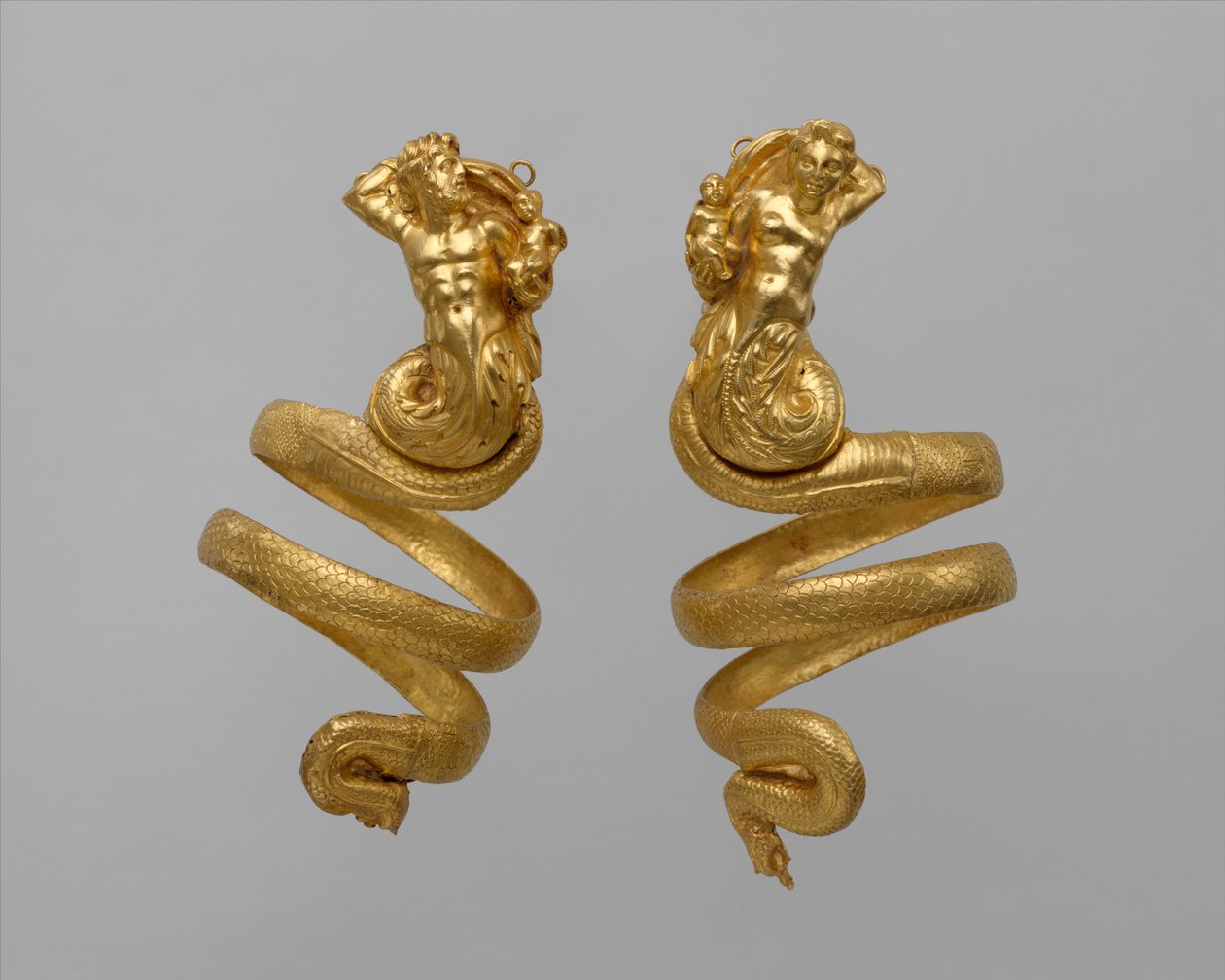 Par armbind, ca. 200 f.Kr. (guld) af Greek
