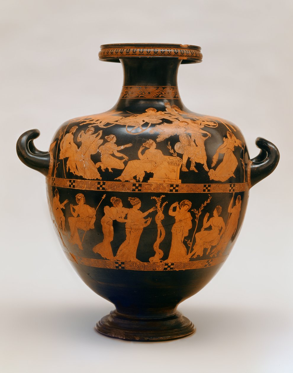 Rød-figur hydria af Medias Painter, Athen, ca. 420-400 f.Kr. (keramik) af Greek