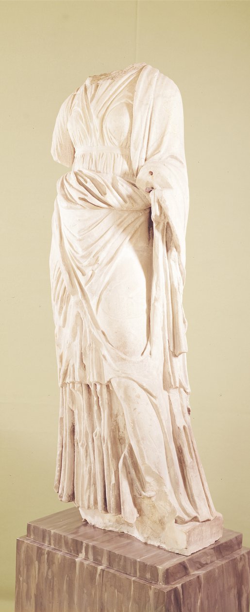 Statue af en kvinde (marmor) af Greek