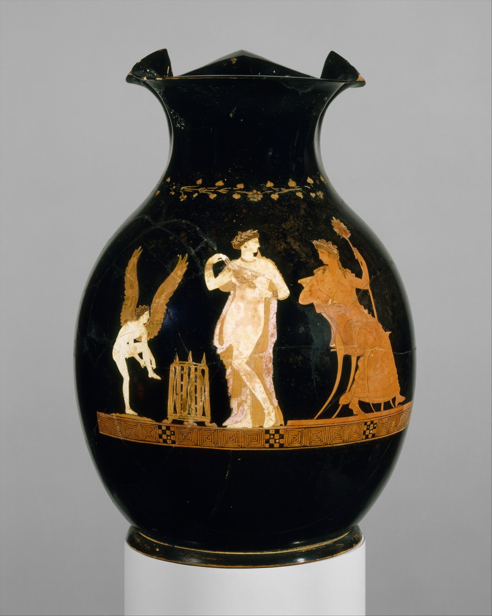 Terracotta oinochoe, ca. 350 f.Kr. (terracotta) af Greek