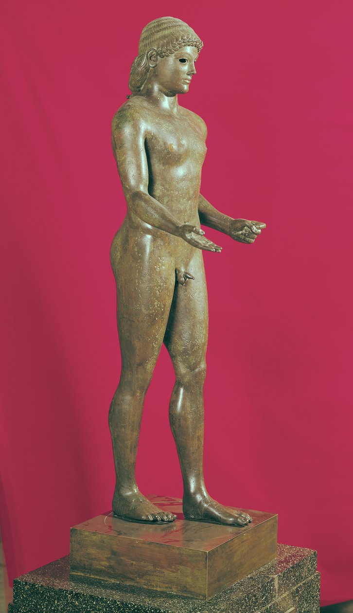 Apollon fra Piombino (bronze) (se også 94610, 98014 og 98015) af Greek