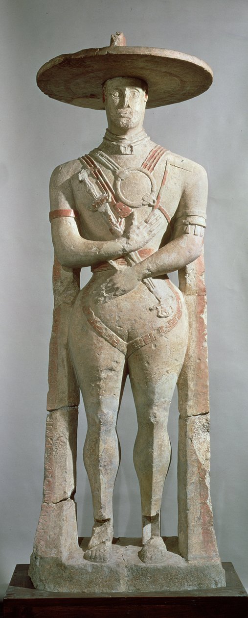 The Capitrano Warrior (terracotta) af Greek