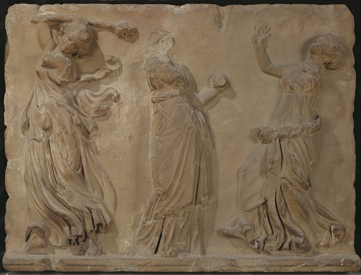 Tre Bacchanter, 336-30 f.Kr af Greek